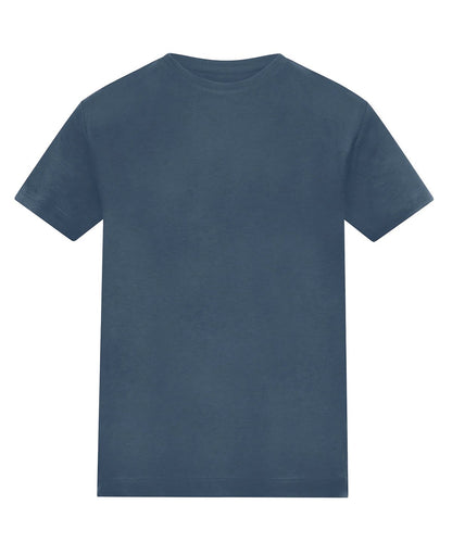 T-shirt enfant coloré personnalisé – Bleu gris – vue de face