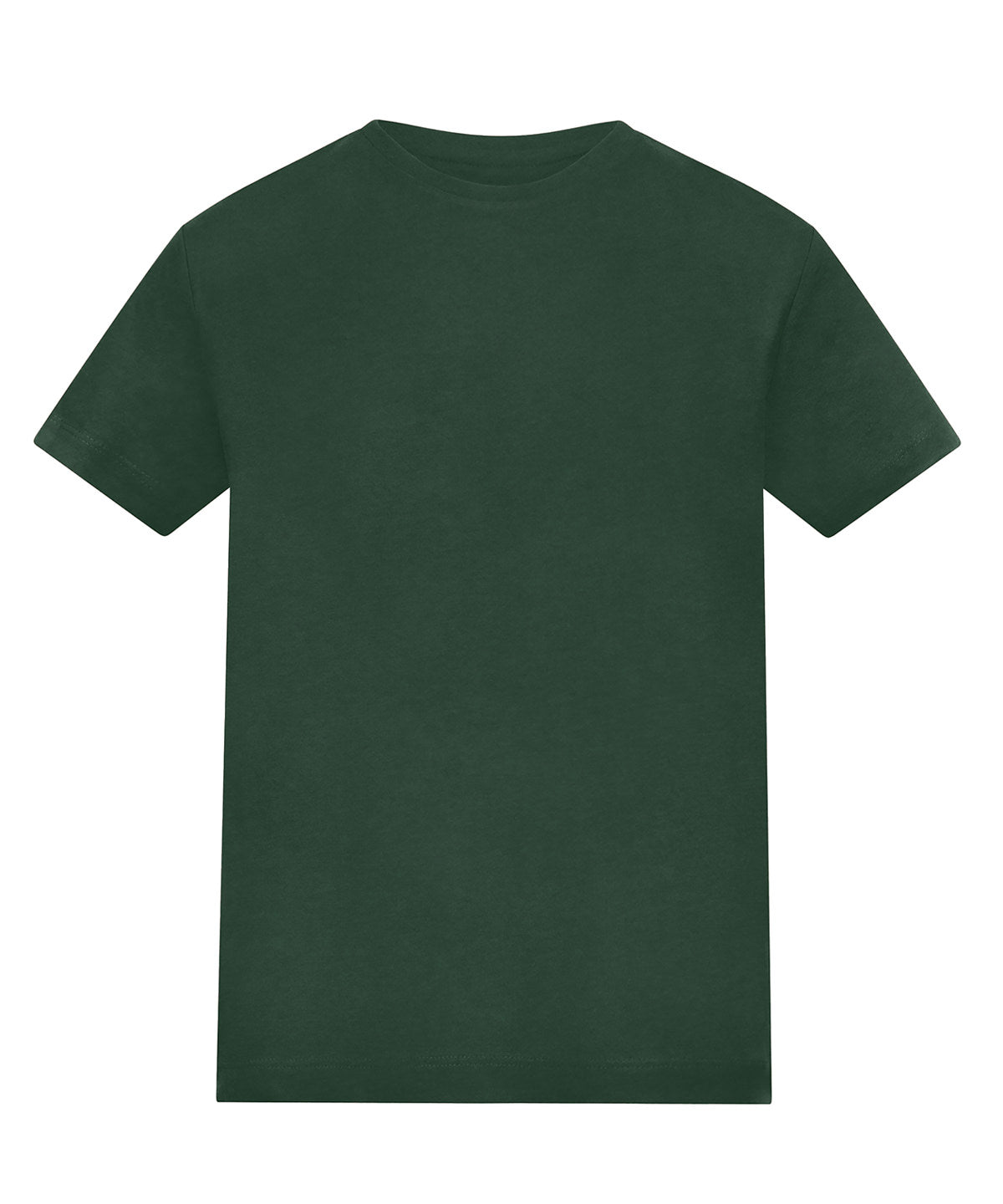 T-shirt enfant coloré personnalisé – Vert bouteille – vue de face