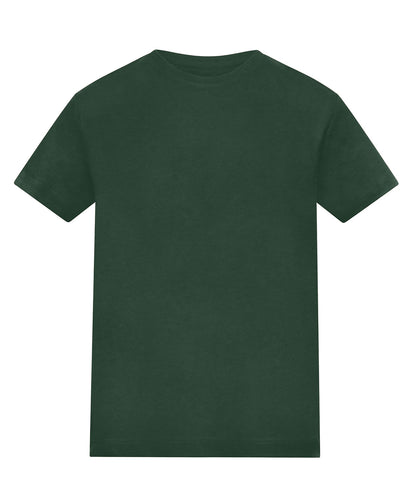 T-shirt enfant coloré personnalisé – Vert bouteille – vue de face