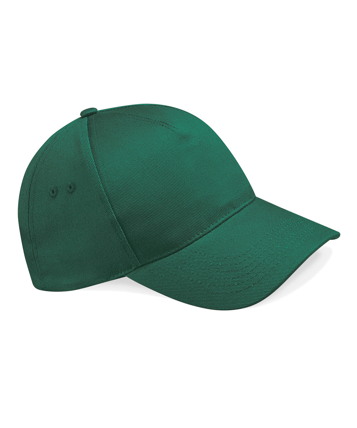 Casquette 5 panneaux personnalisée – Vert bouteille – vue de face