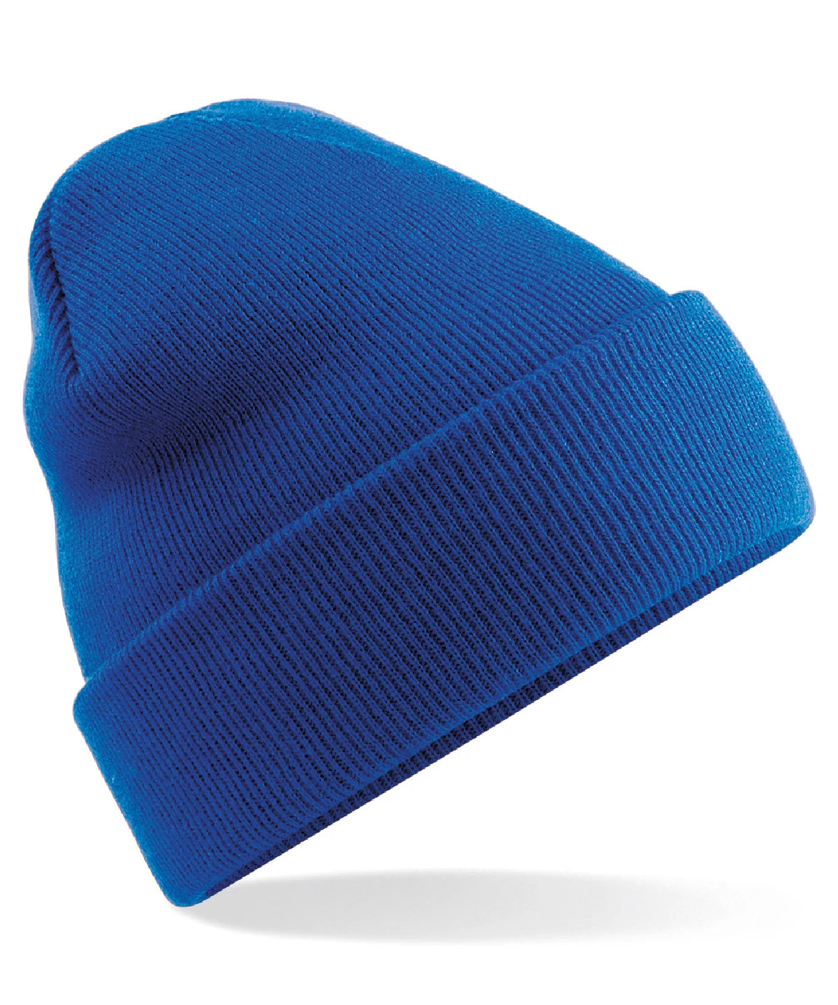 Bonnet en maille – Bleu roi – vue de face