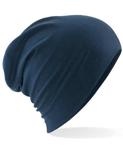 Bonnet slouch coton Marine