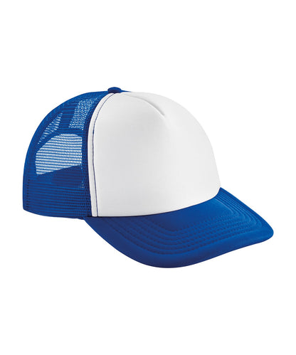 Casquette trucker vintage Bleu roi et blanc
