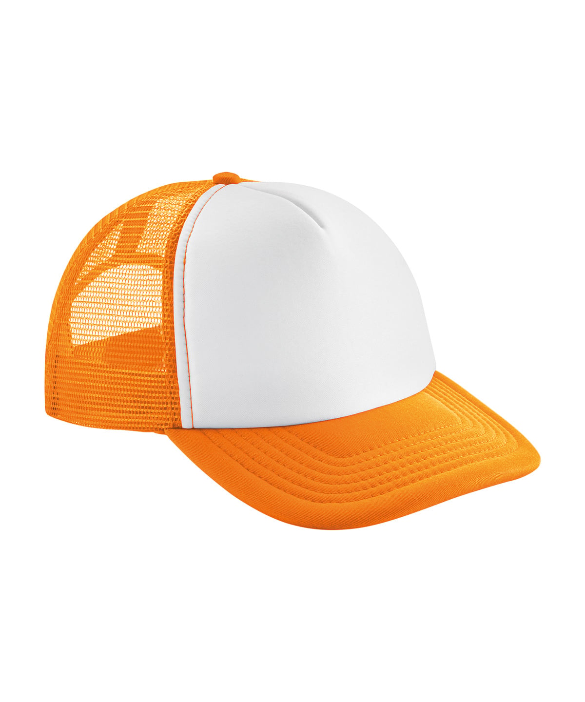 Casquette trucker vintage Orange et blanc
