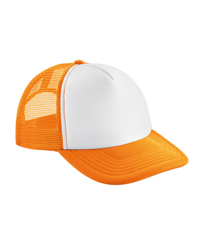 Casquette trucker vintage Orange et blanc