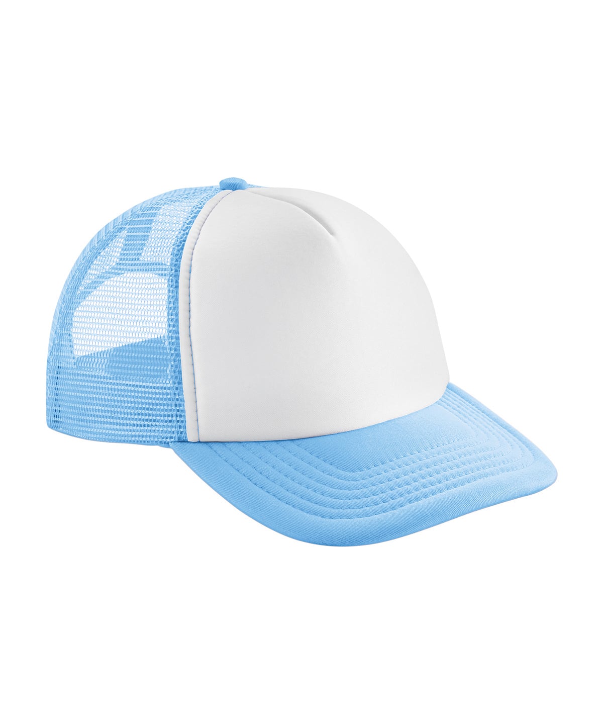 Casquette trucker vintage Bleu ciel et blanc