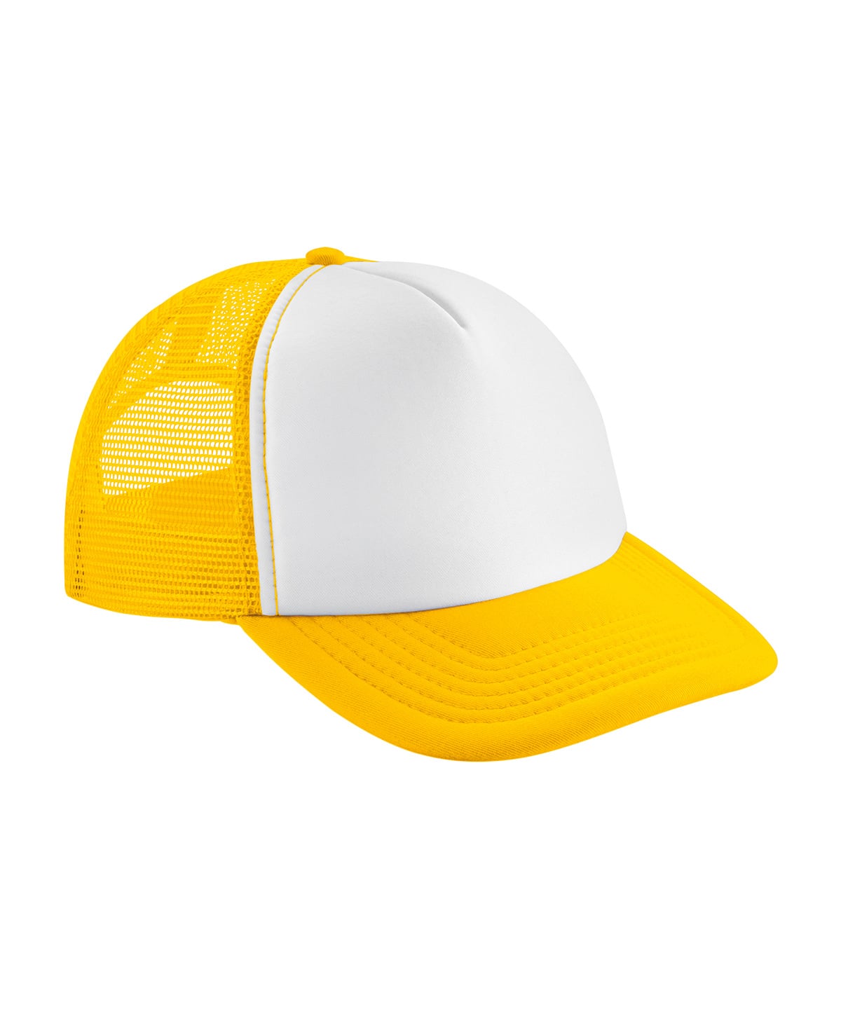 Casquette trucker vintage Jaune et blanc