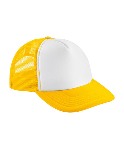 Casquette trucker vintage Jaune et blanc