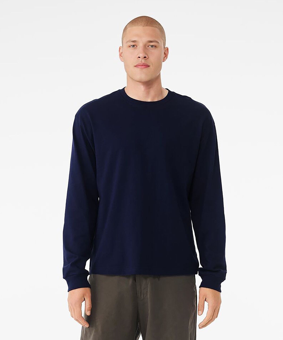 T-shirt manches longues boxy personnalisé – porté