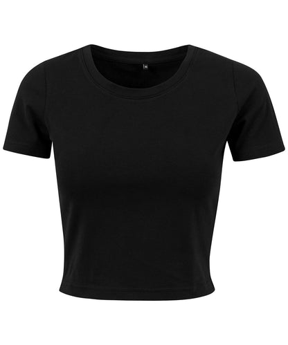 Crop top femme Noir