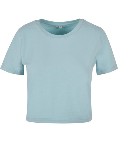 Crop top femme Bleu océan