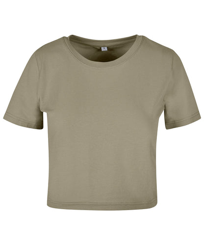 Crop top femme Olive
