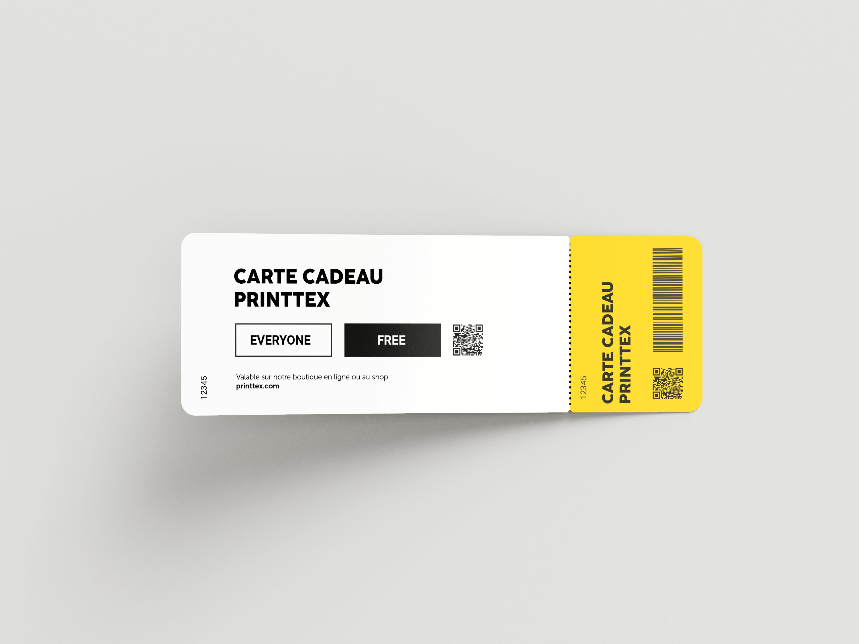 Carte cadeau Printtex