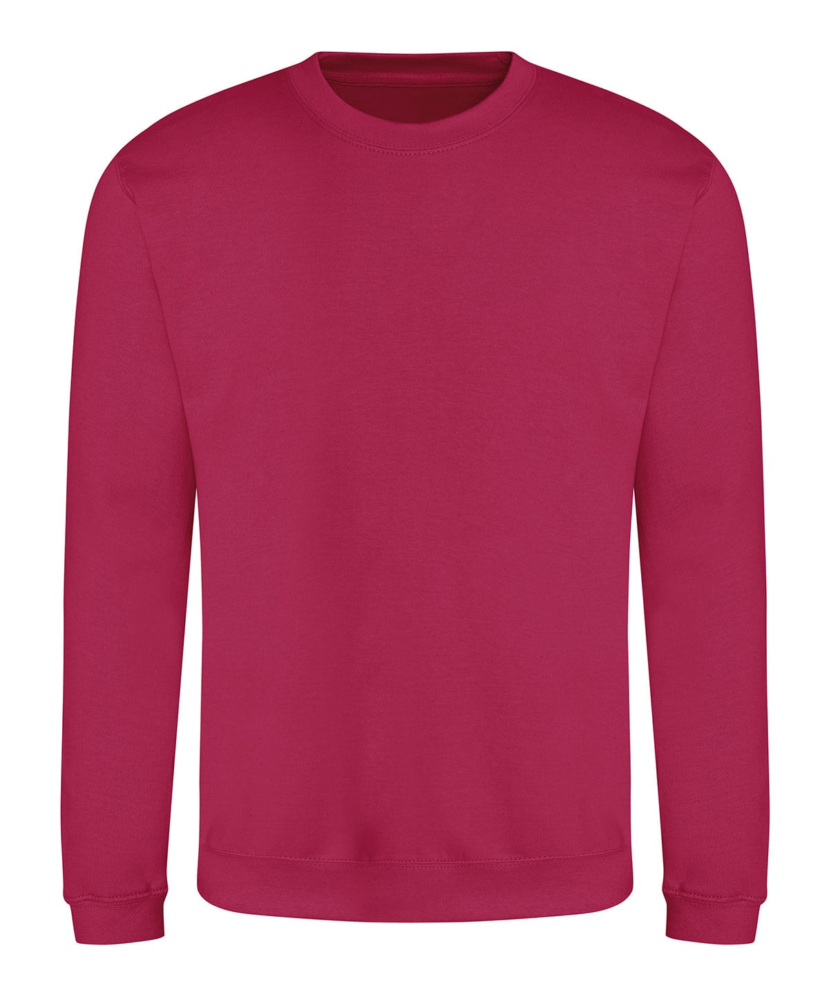 Sweat col rond 280 g Rouge cerise