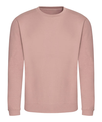 Sweat col rond 280 g Vieux rose
