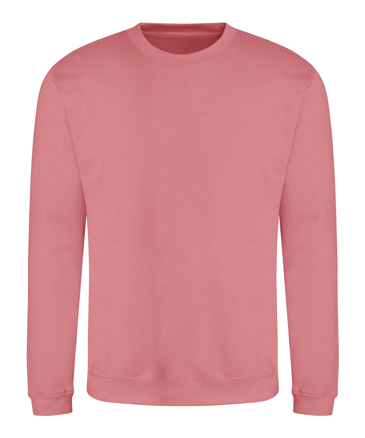 Sweat col rond 280 g Rose poudré