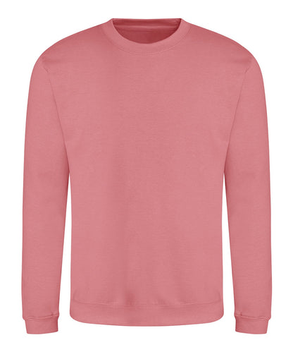 Sweat col rond 280 g Rose poudré