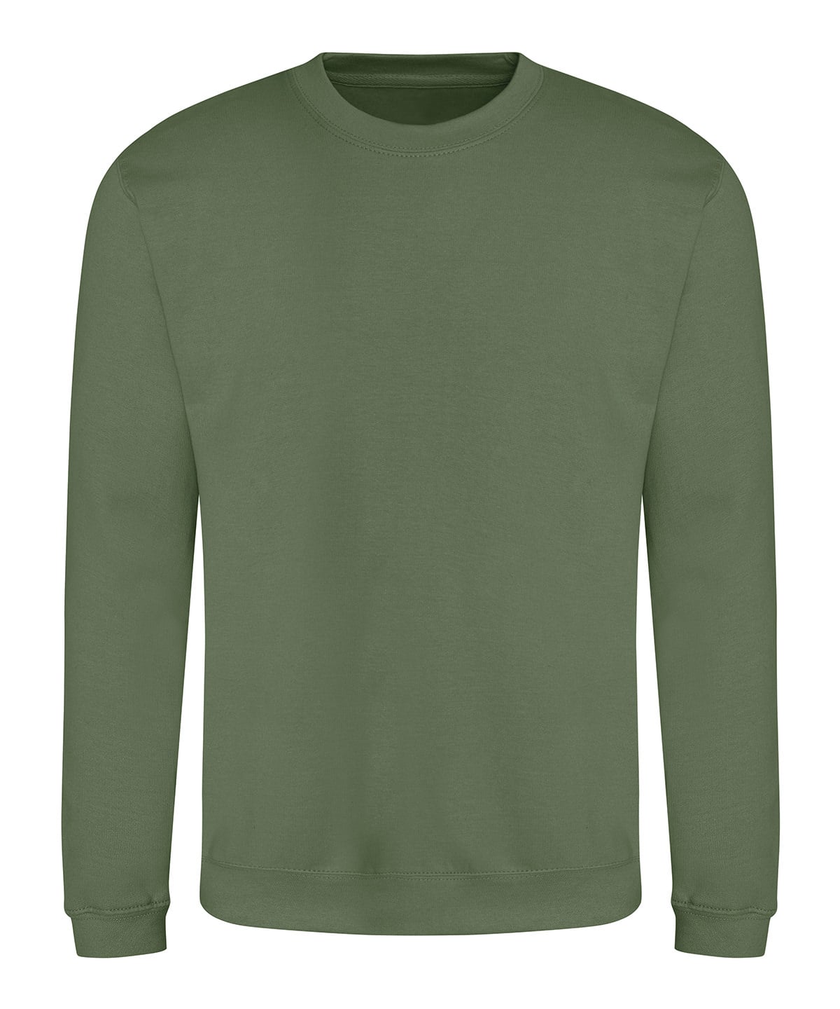 Sweat col rond 280 g Vert terre
