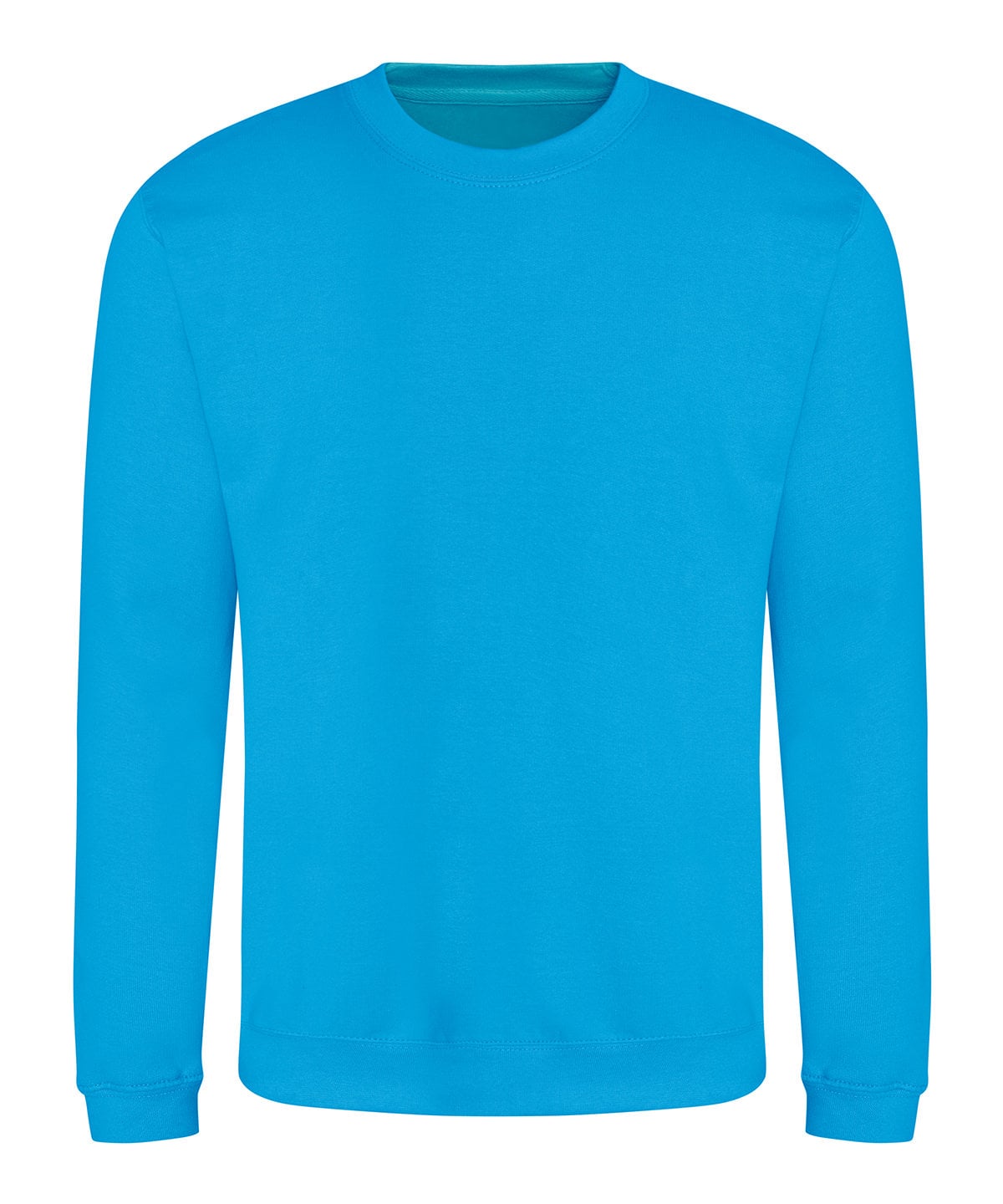 Sweat col rond 280 g Bleu turquoise