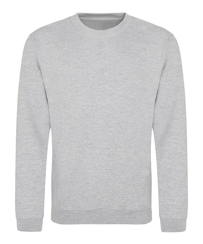 Sweat col rond 280 g Gris chiné
