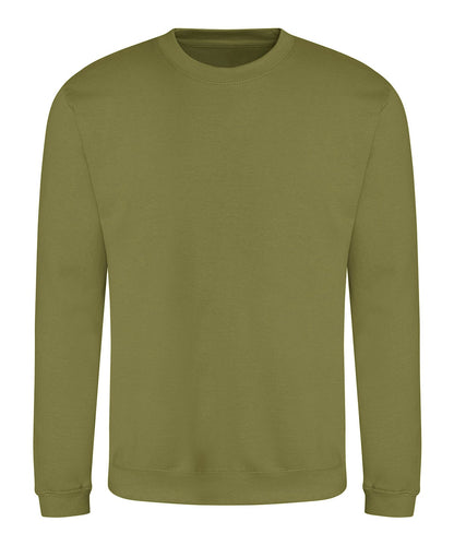 Sweat col rond 280 g Kaki
