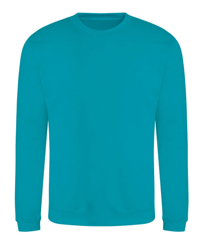 Sweat col rond 280 g Bleu lagon