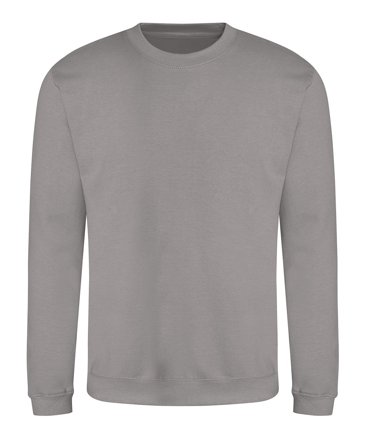 Sweat col rond 280 g Gris platine