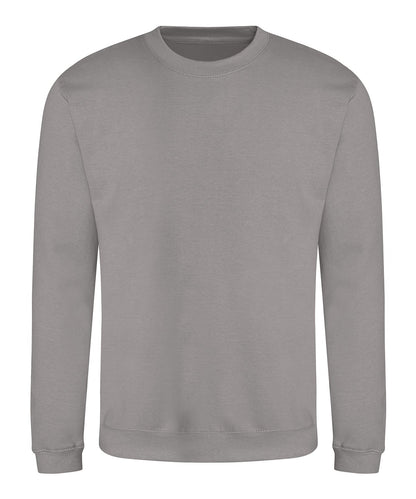 Sweat col rond 280 g Gris platine