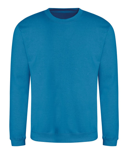 Sweat col rond 280 g Bleu saphir