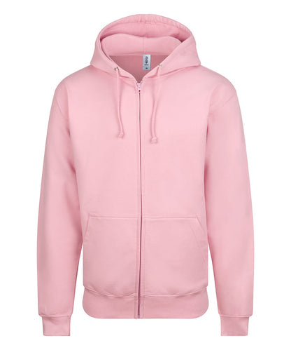 Zip hoodie classique 280 g Rose pâle