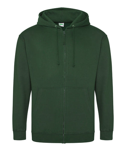 Zip hoodie classique 280 g Vert bouteille