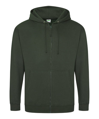 Zip hoodie classique 280 g Vert forêt