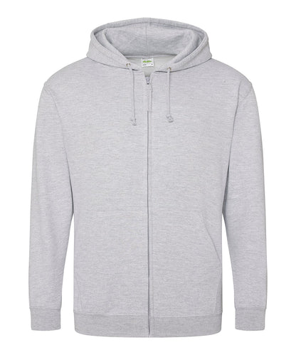 Zip hoodie classique 280 g Gris chiné