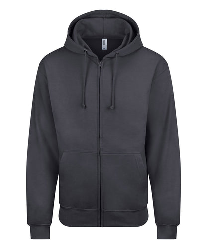 Zip hoodie classique 280 g Charbon