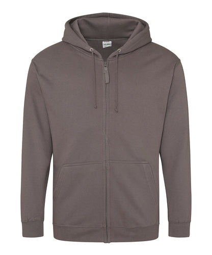 Zip hoodie classique 280 g Gris acier