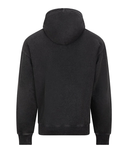 Zip hoodie délavé 380 g personnalisé – porté