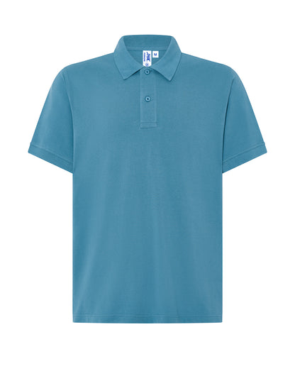 Polo piqué premium 240 g Bleu pétrole