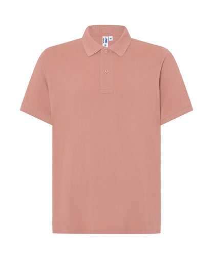 Polo piqué premium 240 g Vieux rose