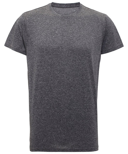 T-shirt de sport respirant Noir chiné