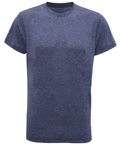 T-shirt de sport respirant Bleu chiné