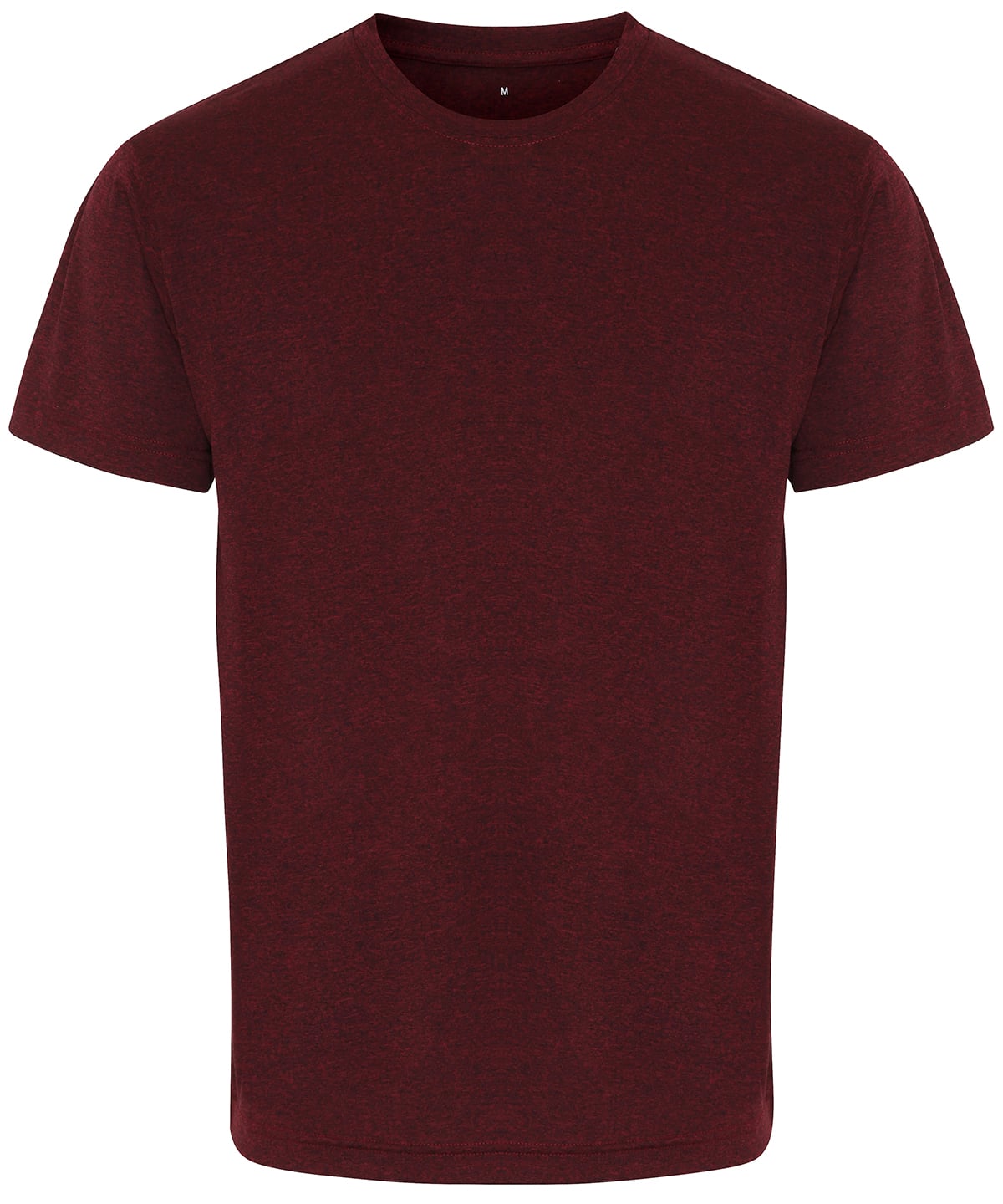 T-shirt de sport respirant Bordeaux et noir chiné