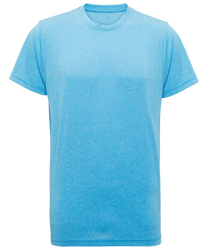 T-shirt de sport respirant Turquoise chiné