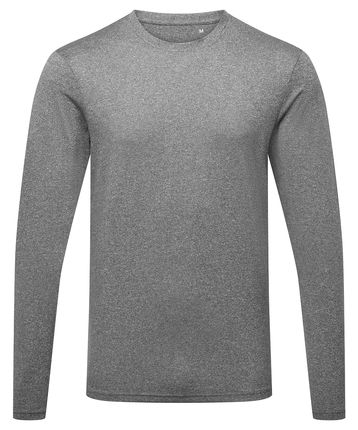 T-shirt de sport manches longues Noir chiné