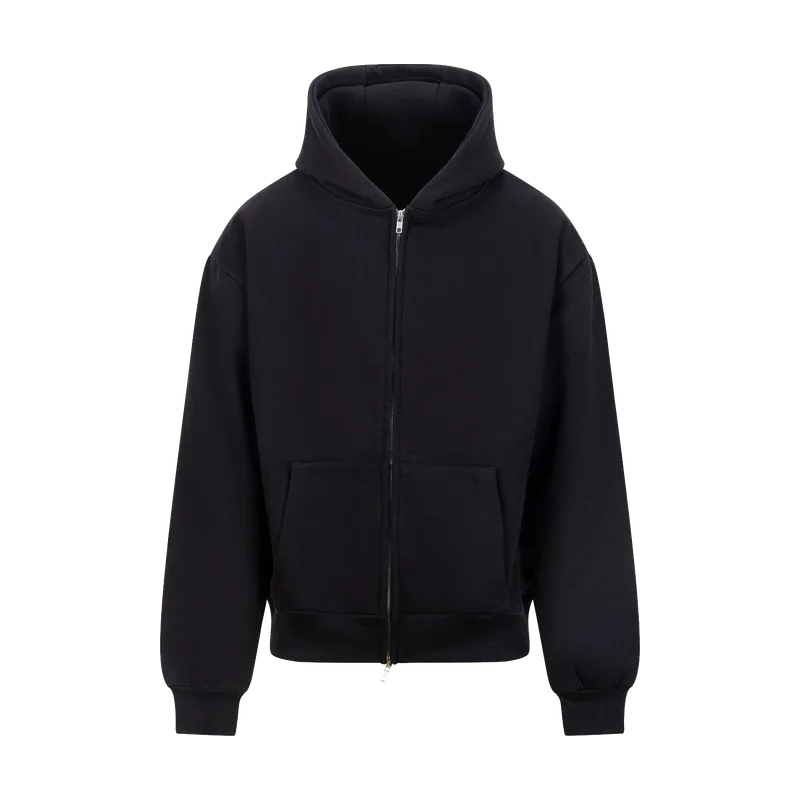 Dicker Kapuzenpullover mit Reißverschluss 440 g